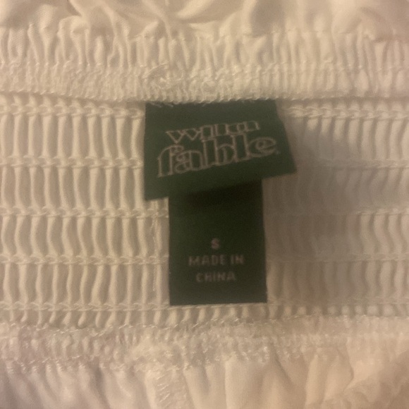 White mini skort - Picture 4 of 5